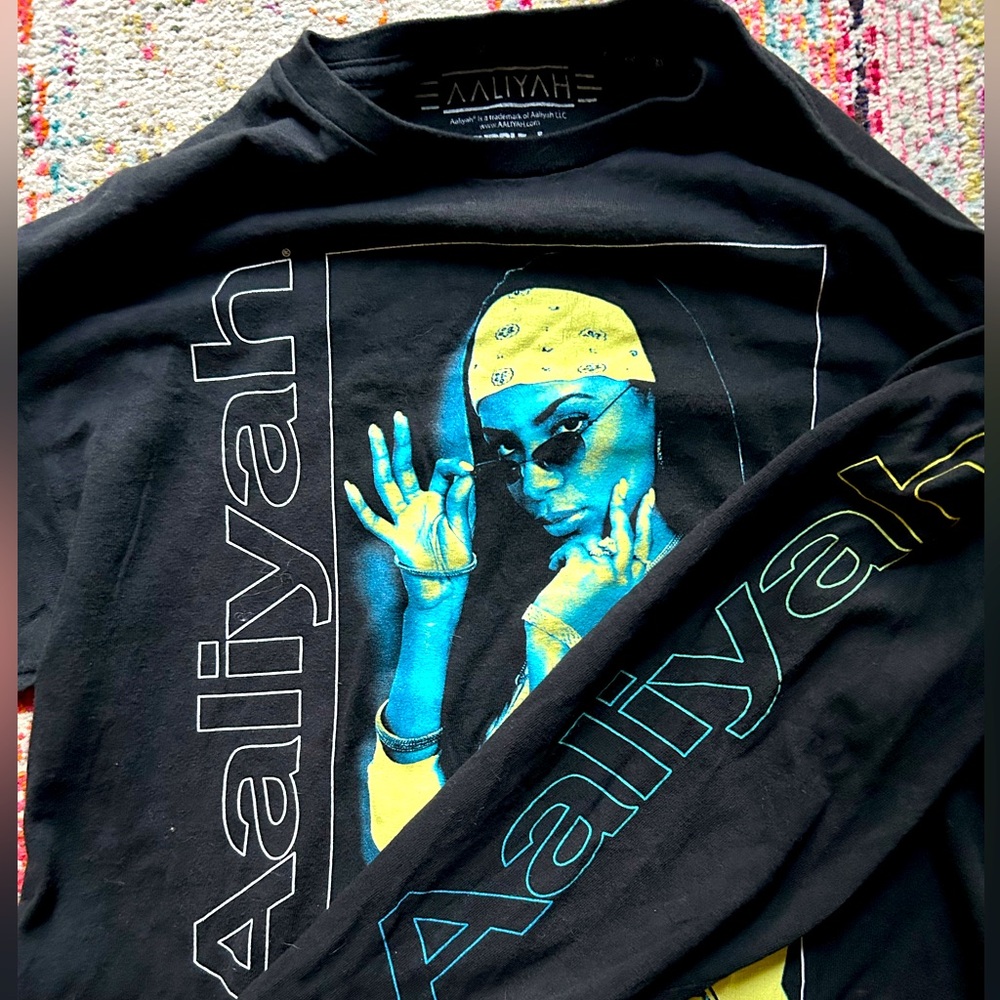 Aaliyah long sleeve concert tshirt